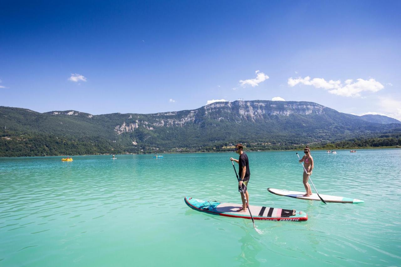 Huttopia Lac d'Aiguebelette Saint-Alban-de-Montbel Esterno foto