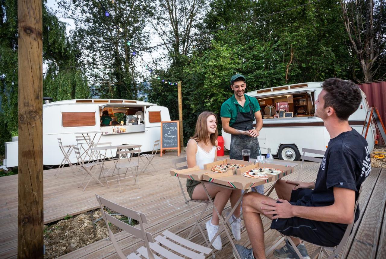 Huttopia Lac d'Aiguebelette Saint-Alban-de-Montbel Esterno foto